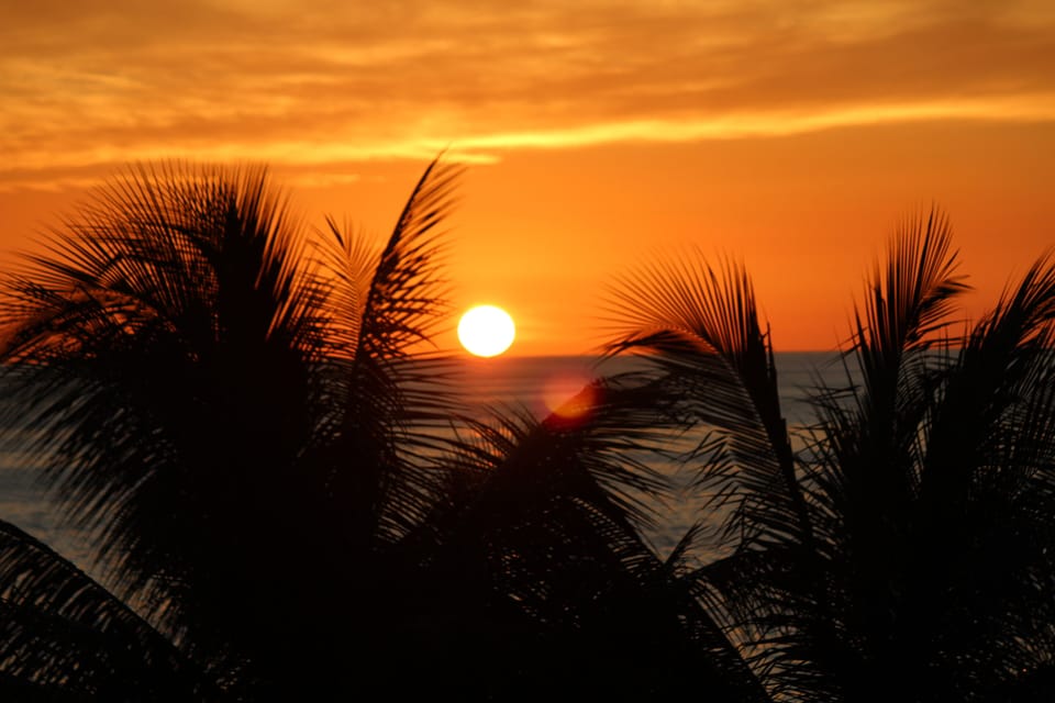 Gorgeous sunset from the master bedroom