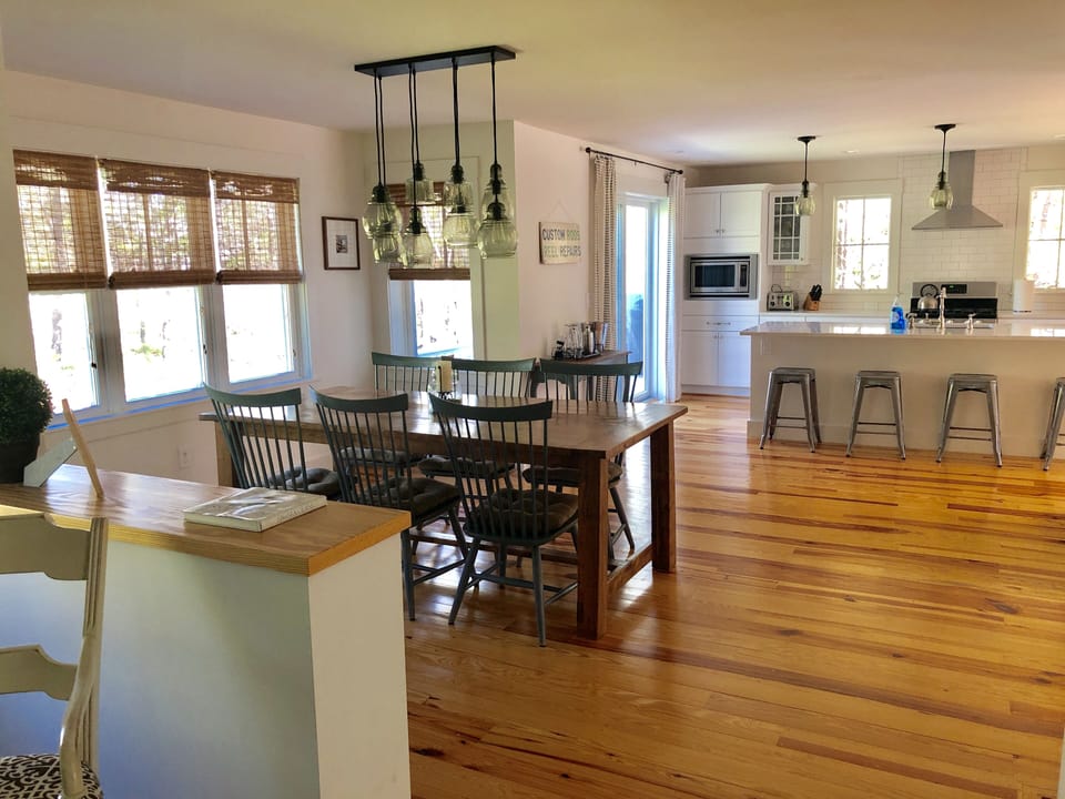 View from Living Room to Kitchen.