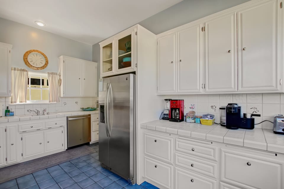 Kitchen has a drip coffee maker and very nice Keurig as well!