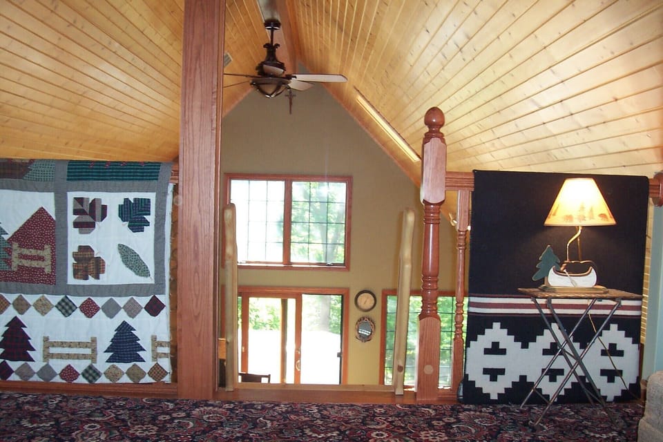 Loveseat in master bedroom