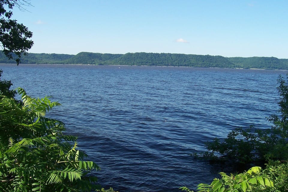 View from private beach