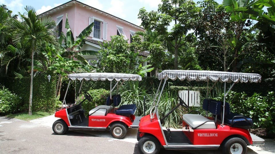 The golf carts are yours during your stay for your convenience