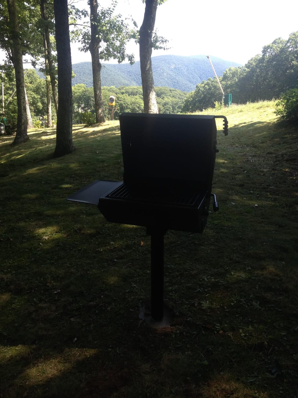 Communal BBQ's outside the condo! Bring charcoal and enjoy cooking with a view!