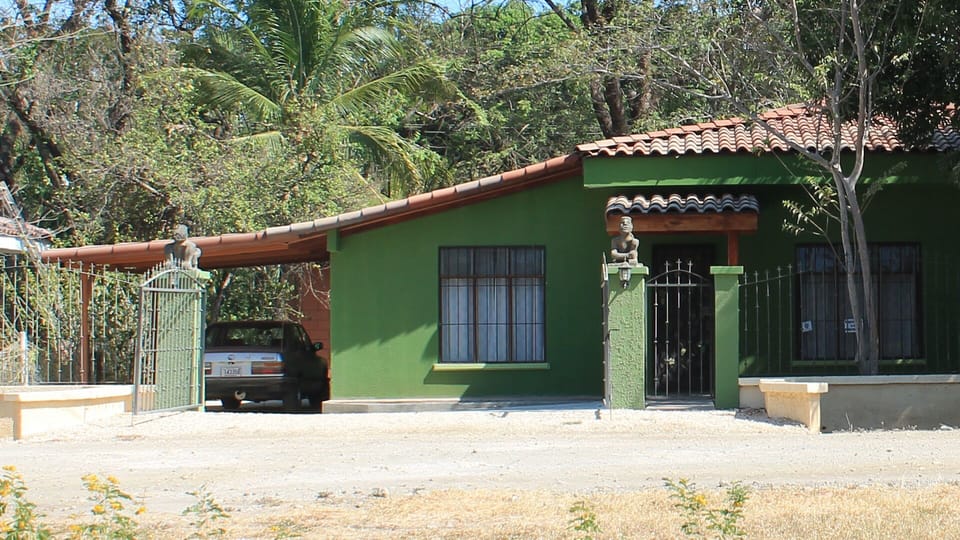 Covered Carport to keep your car cool.