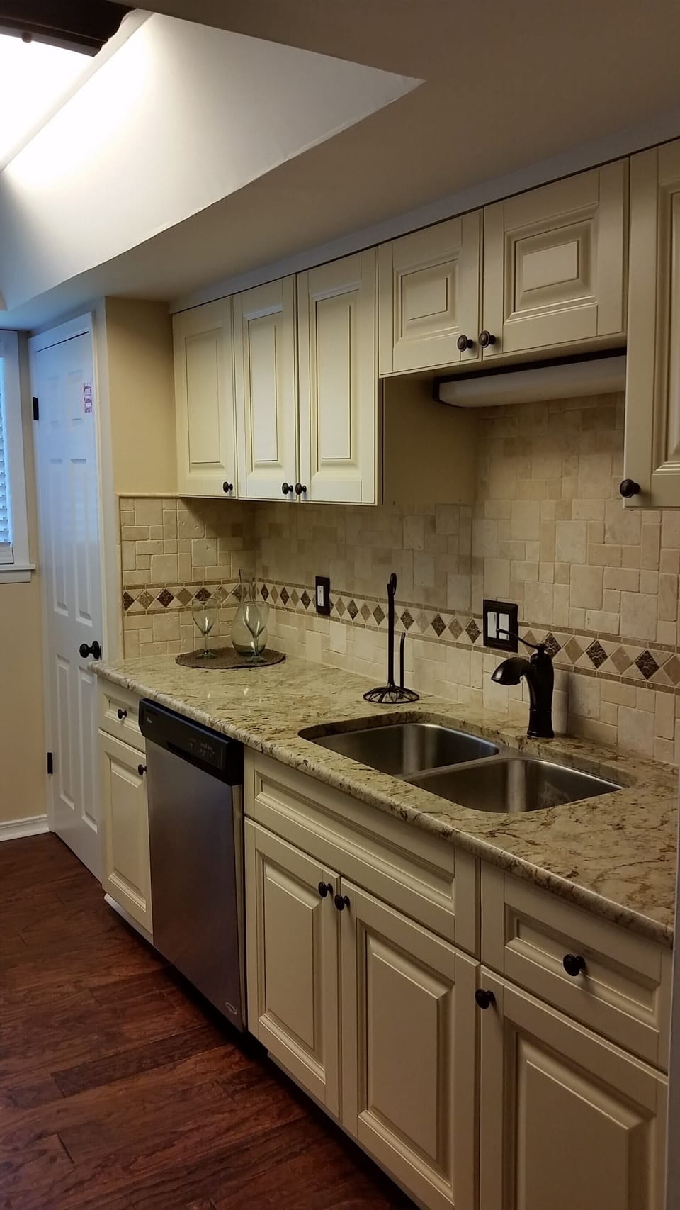 Kitchen with new cabinets and granite countertops