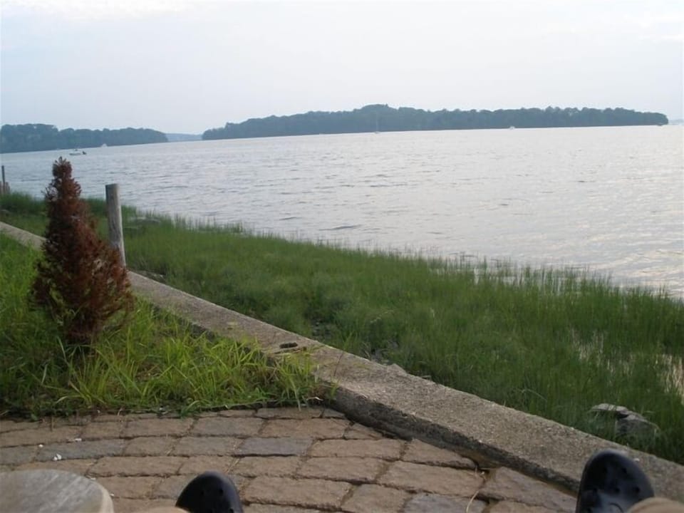 View from gazebo - Worlds End - Trustees of the Reservation - nature park  seen
