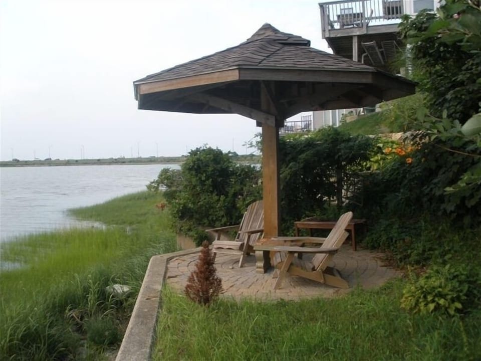 View of Gazebo - facing North - Nantasket beach is in distance on other side