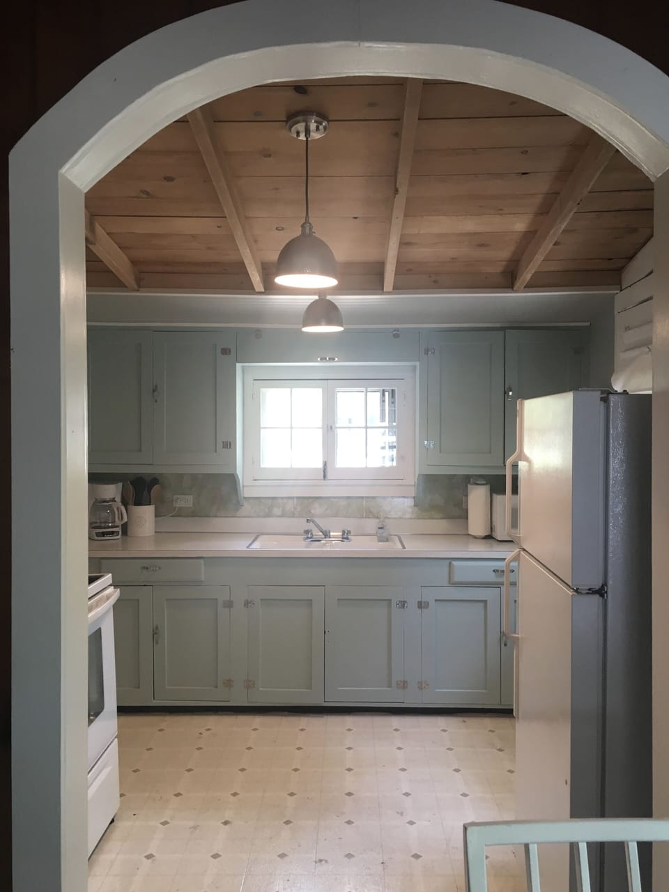 This photo is before the new flooring install