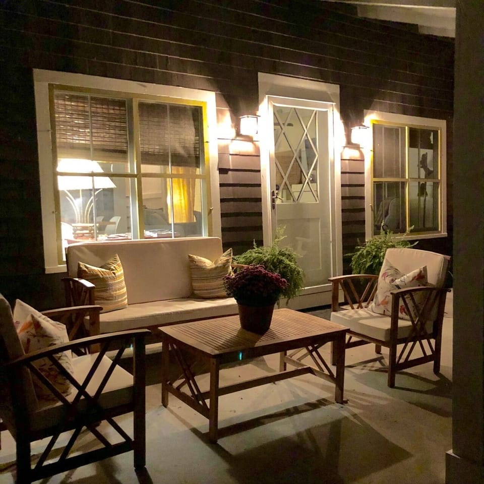 Night shot on front porch