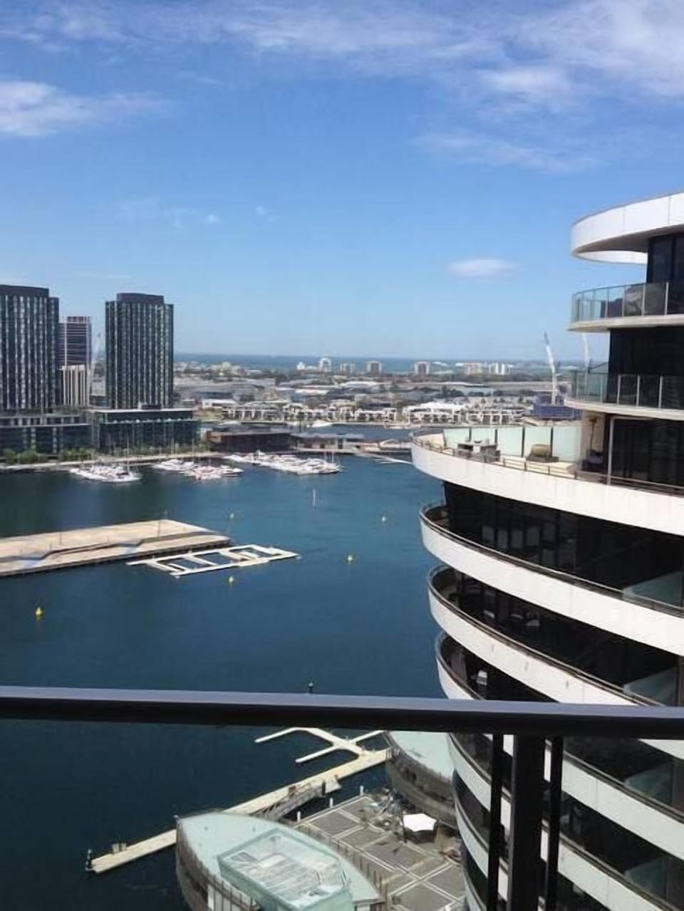 View from bedroom balcony 