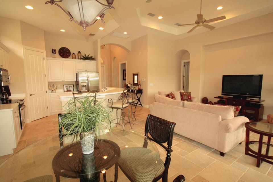 Great Room with Large Screen HDTV, In House Audio System, etc...
