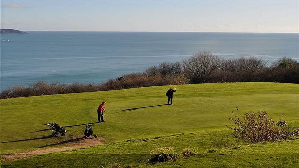 Golfers on the course