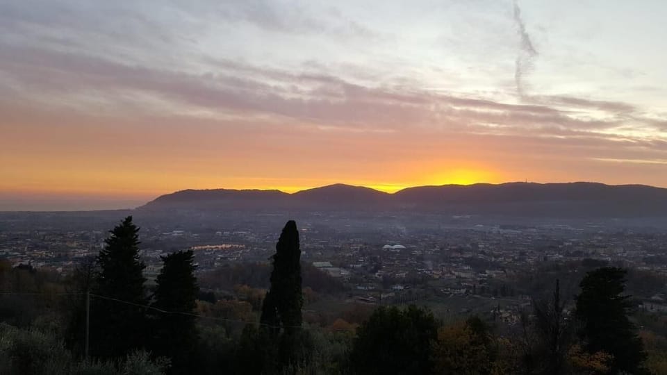 Sunset from the terrace