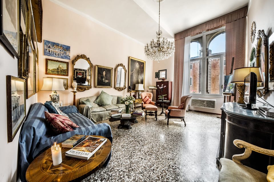 The sitting room view to the large windows