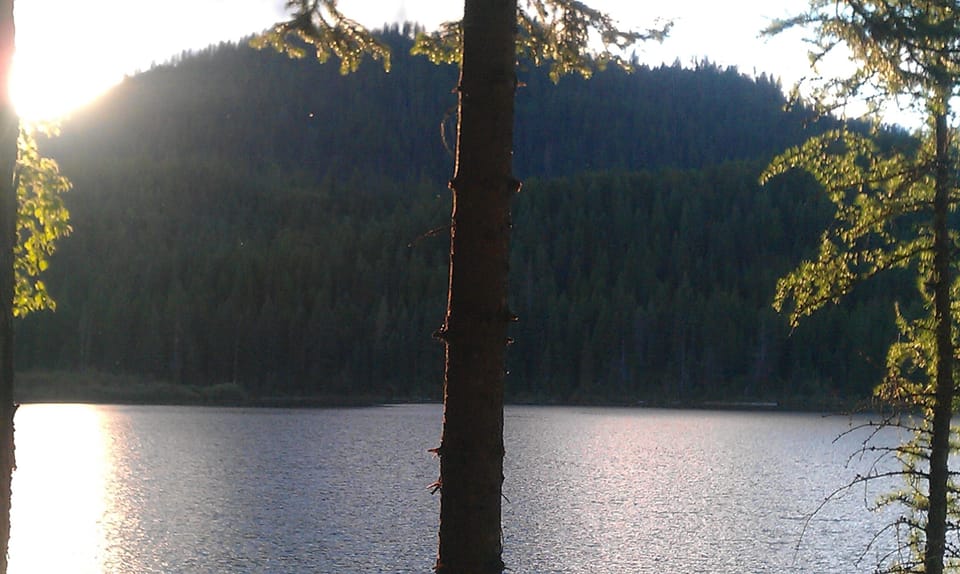 View of the Lake near dusk