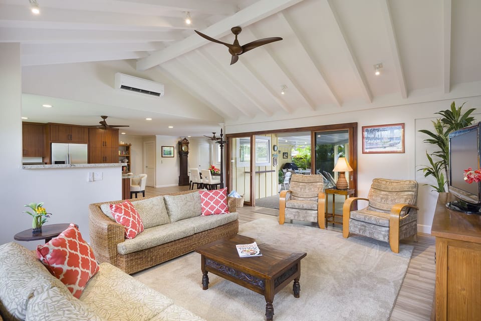 Living room with A/C