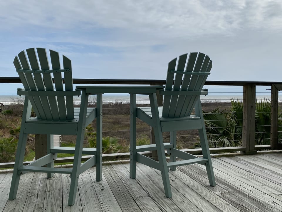 Perfect spot for sharing a beautiful view of the Texas Gulf Coast!