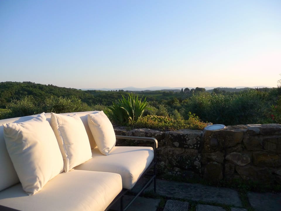 Sunset over Siena