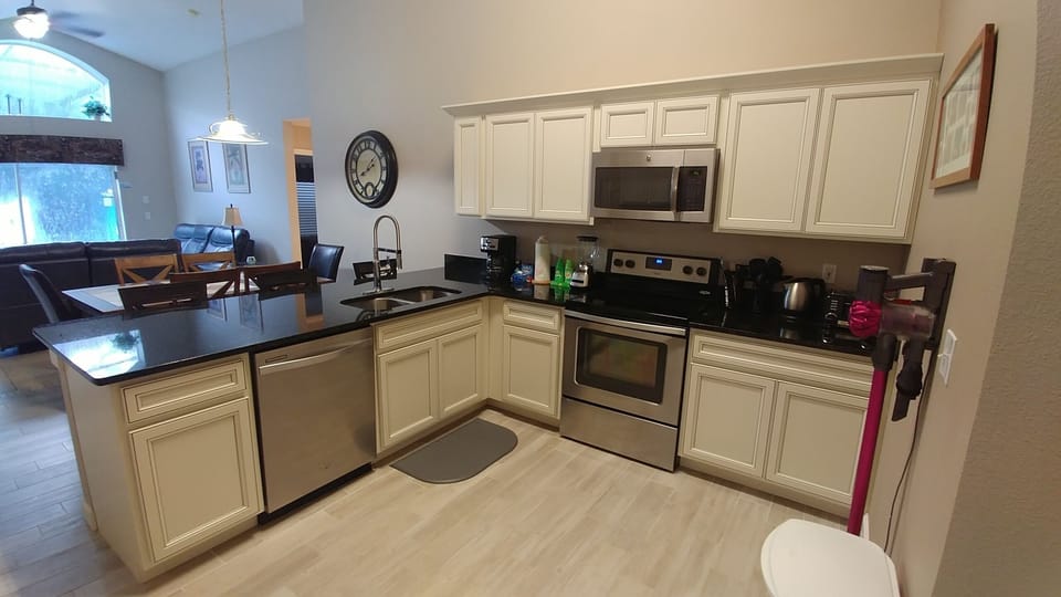 Renovated Kitchen, Gantite Counter, Stainless Steel Appliances, Soft Close Doors