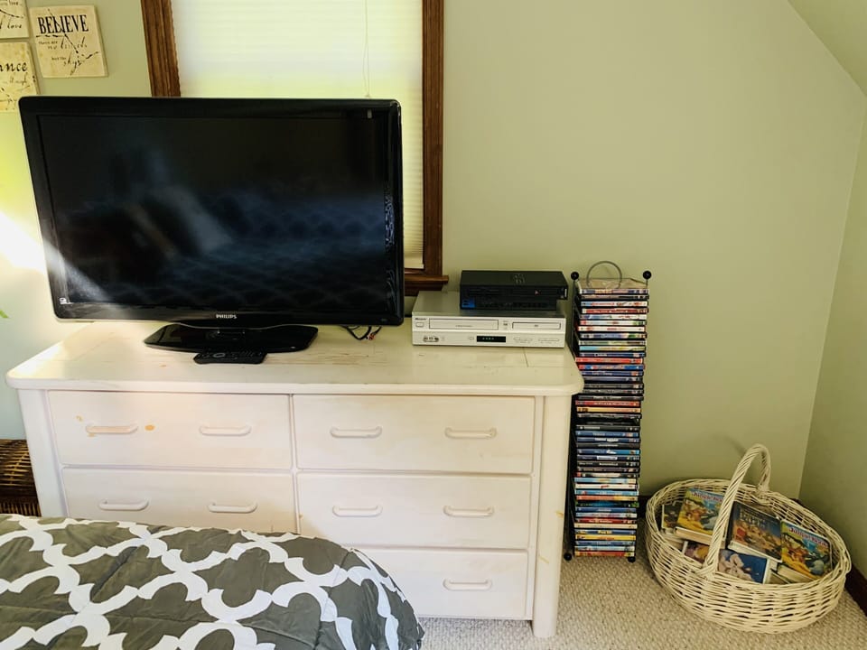 Entertainment for the kids with PlayStation and dvd collection 