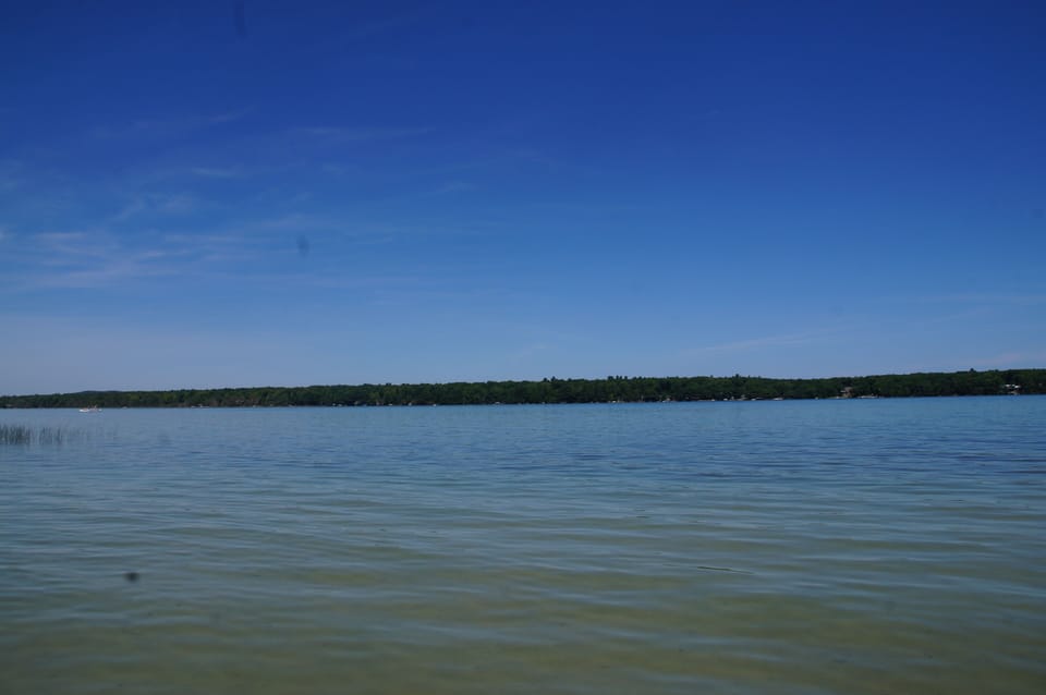 view of lake from dock