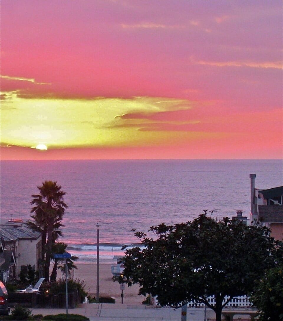 Sunset from Front Yard