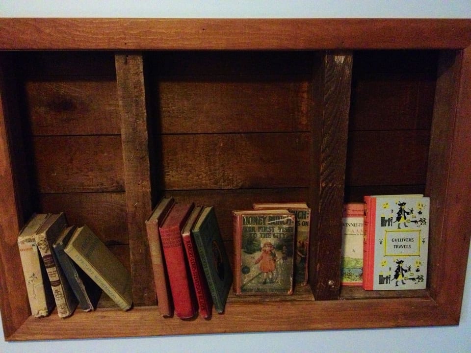 Relax & unwind reading some old childrens books & poetry. Game boards also available for use. Ages 3 and up