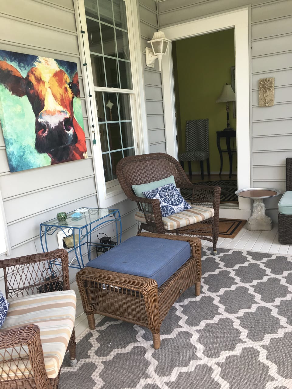 front porch....have a seat!  