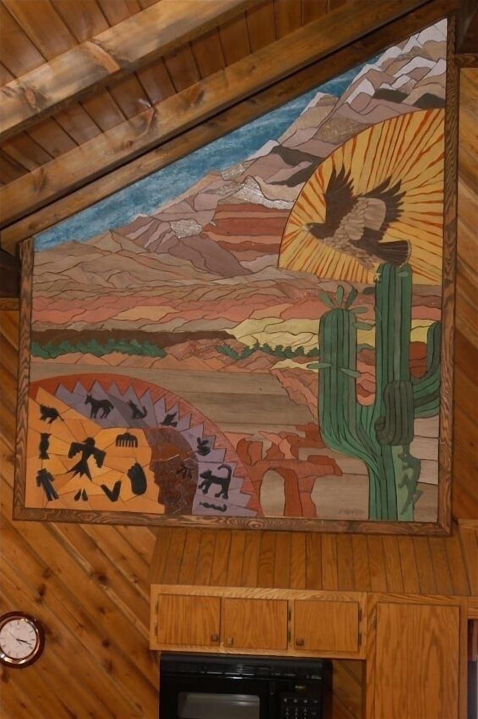 Original Art in Cabin #6 Dining Room