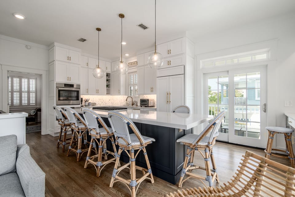 Third bedroom is on the main living level, just off of the living room & kitchen