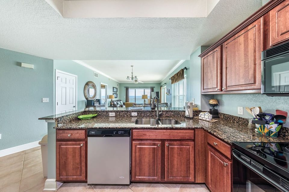 Large kitchen with pantry.