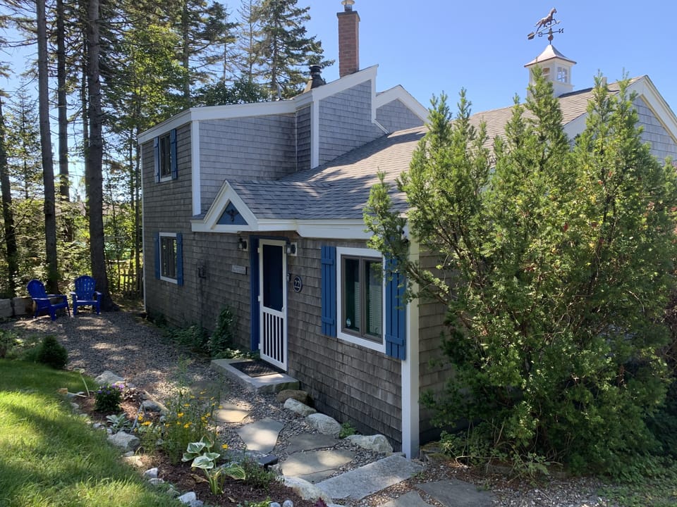 Front of the cottage