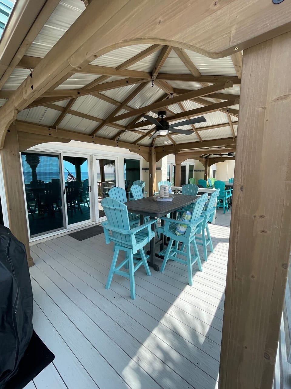 Covered deck!
