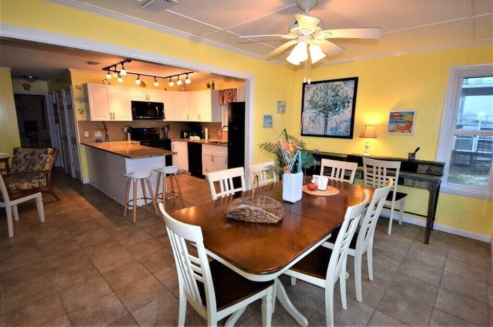 Open Dining Room and Kitchen
