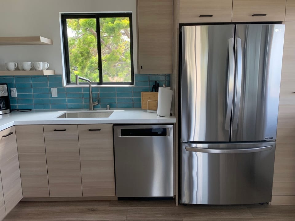 Newly remodeled kitchen/dishwasher/french door refrig