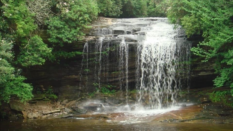Waterfall on Lake Glenville