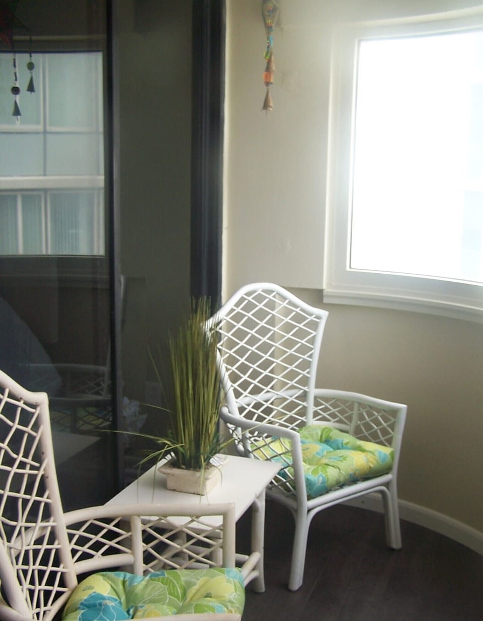 outdoor balcony off master bedroom on ocean, full ocean view