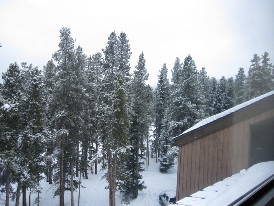 View from upstairs bedroom.