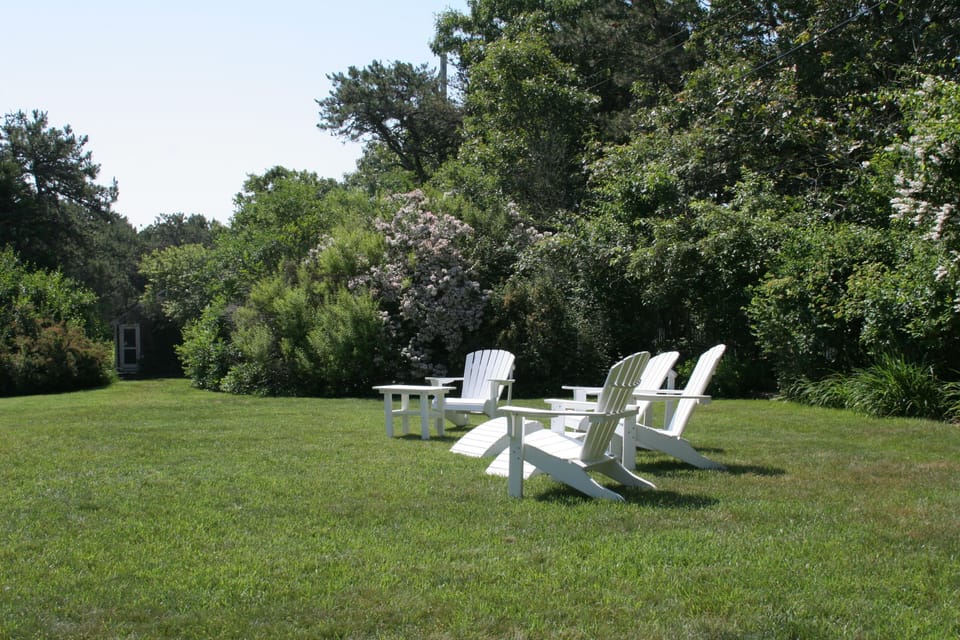 Front Lawn, looking down toward parking area.