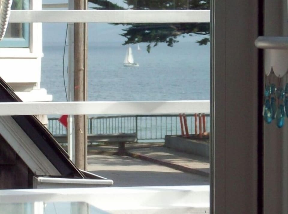 Enjoy Views of Seabright Beach from Deck, Living & Dining Rooms, & Loft Bedroom