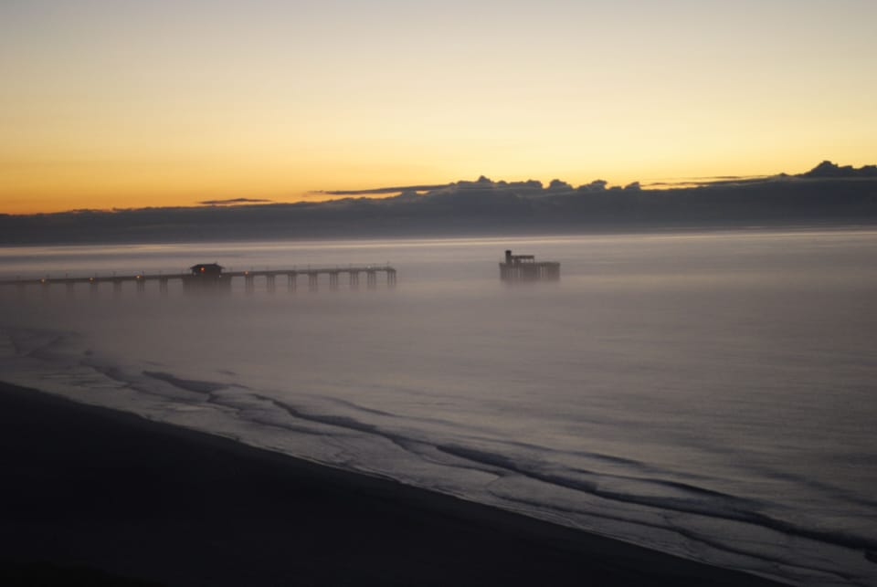 Sunrise from the balcony