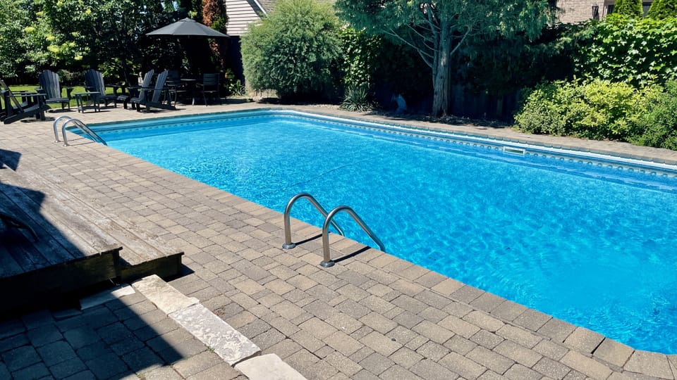 36' x 18' salt water pool