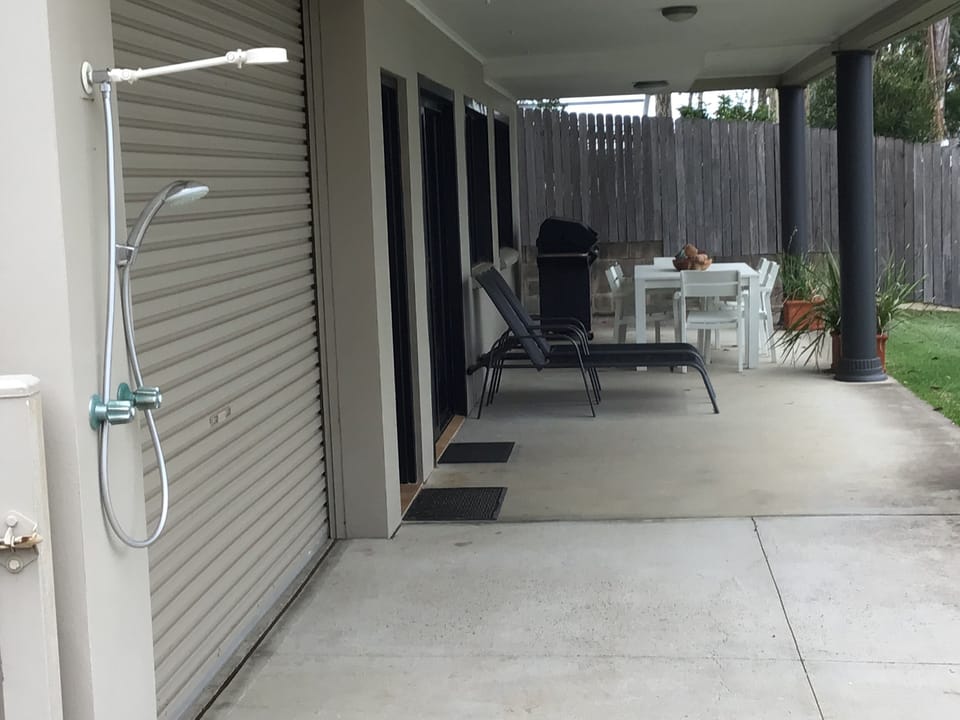 BBQ and outdoor area