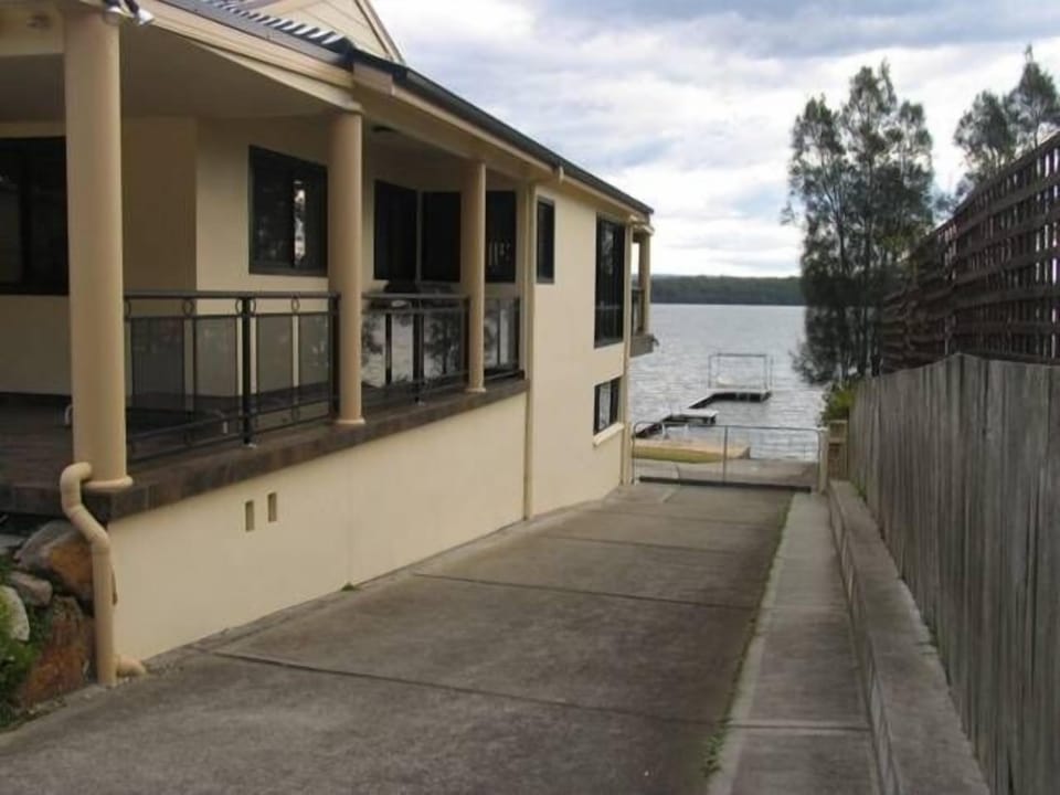 Main driveway to boat ramp 