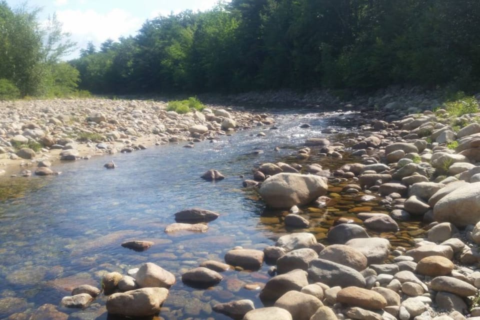 East Branch Saco River:
Less than 300 ft from the front door