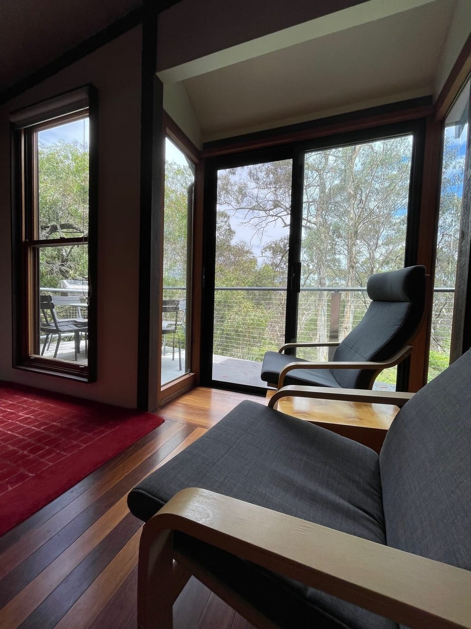Bay window overlooking Popes Glen