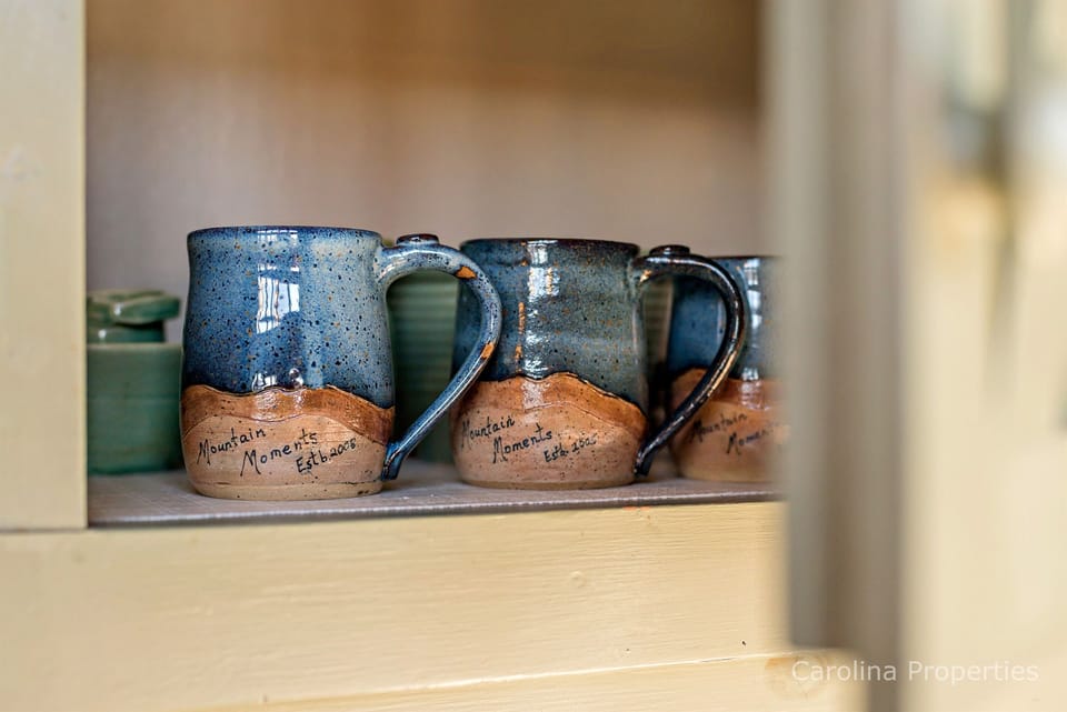 Clay coffee mugs