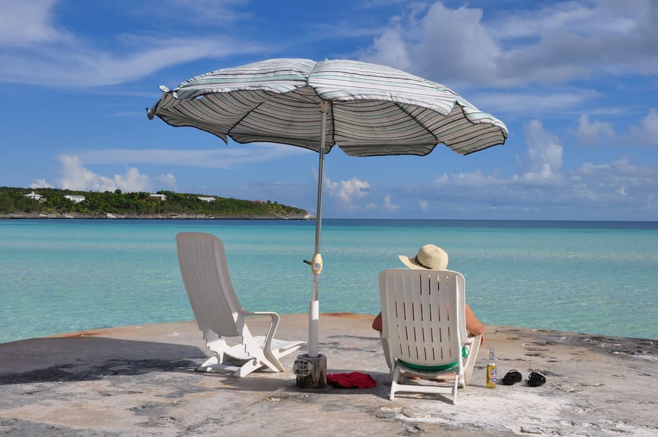 Relaxing days at the Mockingbird beach.