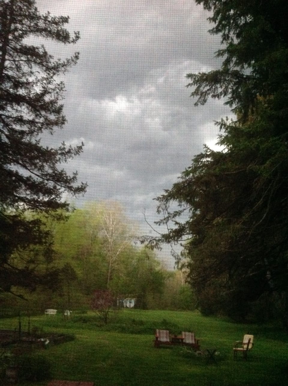 Storm coming in.