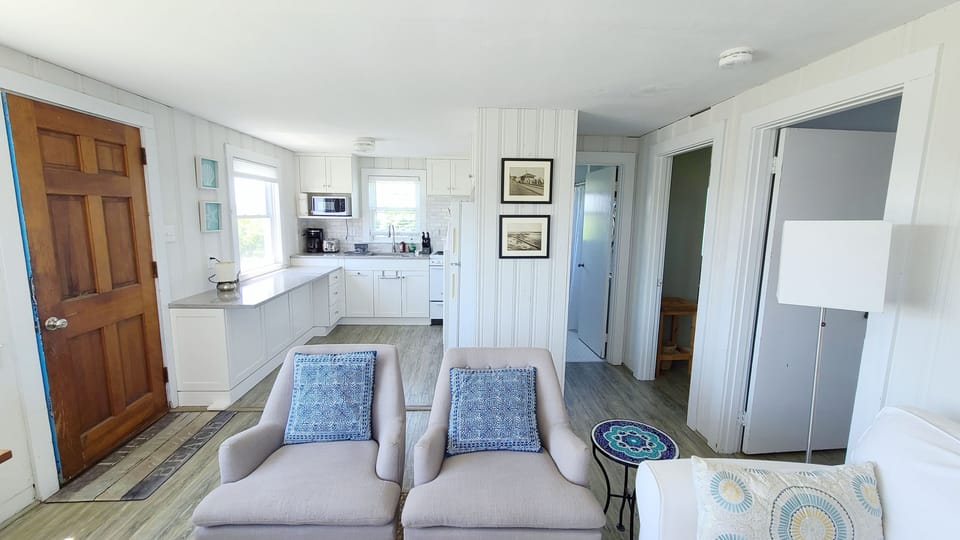 Main living area is open and bright